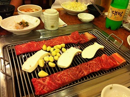 美味しそうな韓国焼肉
